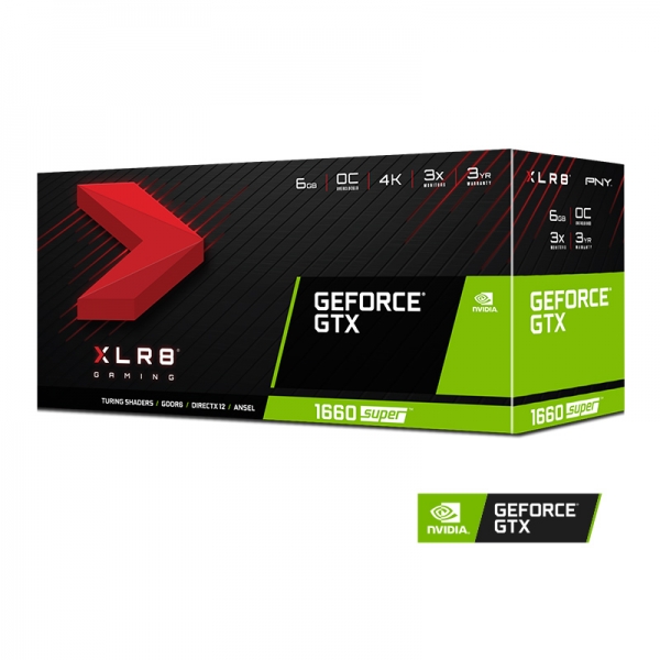 PNY GeForce GTX 1660 SUPER 6GB XLR8 Gaming Overclocked Edition-PNY