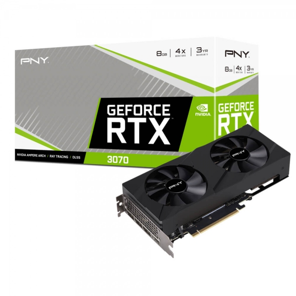 Amazon | PNY RTX3070 8GB デュアルファン VCG30708DFMPB