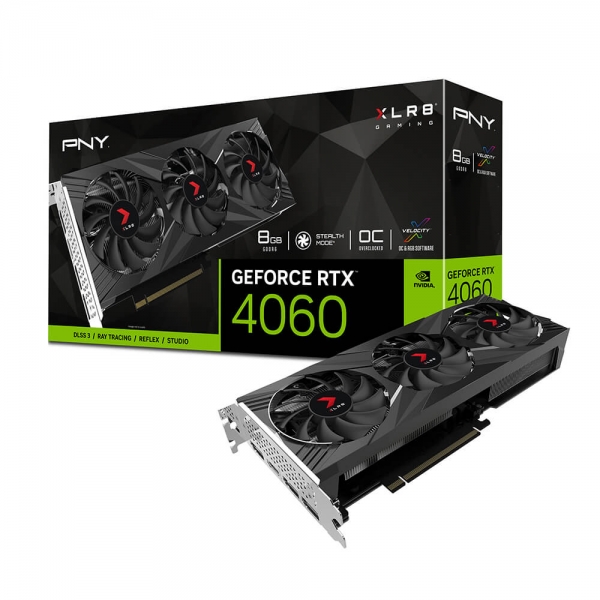 本当に信頼出来る商品 4060 RTX GeForce PNY 8GB RGB EPIC-X VERTO Gaming XLR8 OC グラフィックボード・グラボ・ビデオカード
