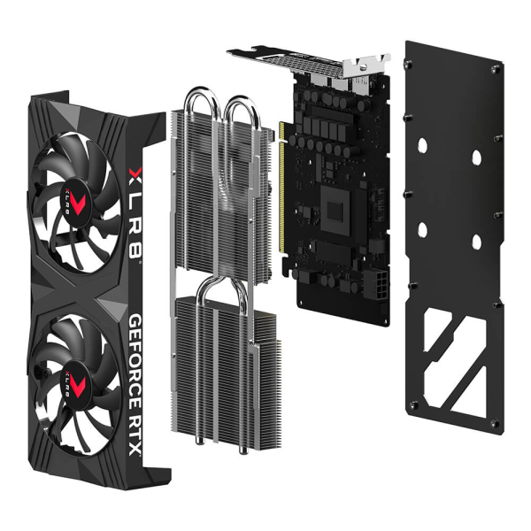 PNY GeForce RTX 4060 Ti 8GB OC XLR8 Gaming VERTO Dual Fan-PNY