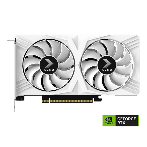 未使用品　PNY RTX4060 8GB White Edition PNY GeForce RTX 4060 8GB OC XLR8 VERTO DF White Edition-PNY