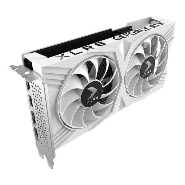 PNY GeForce RTX 4060 8GB OC XLR8 VERTO DF White Edition-PNY