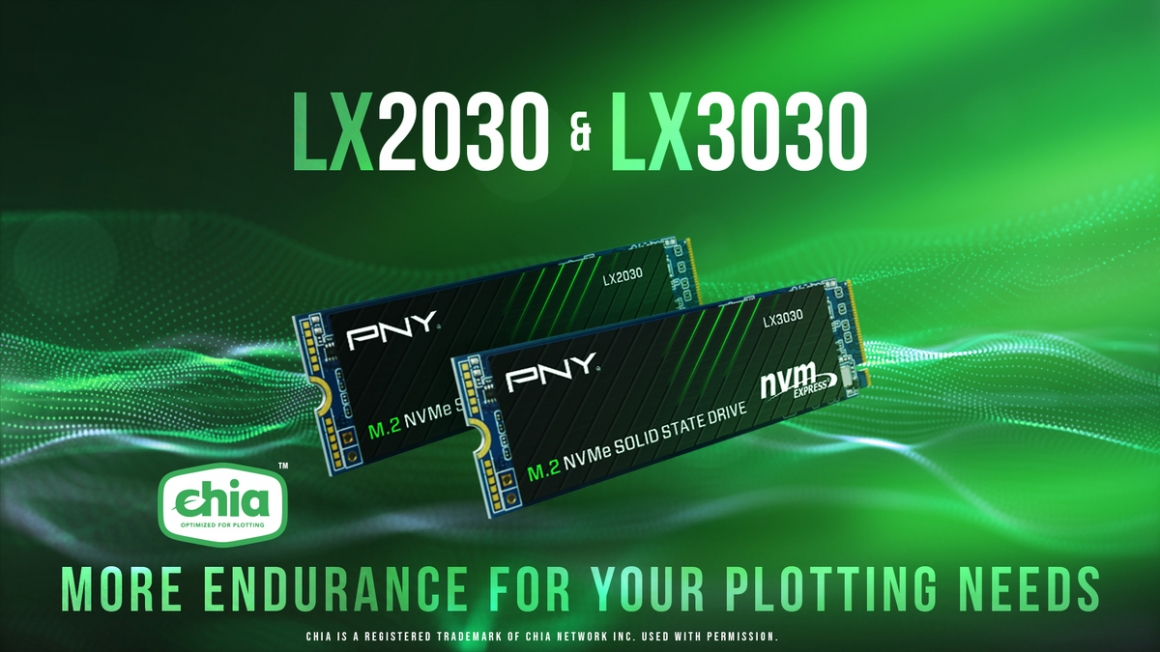 Chia-Mining-SSD-PR_1 PNY LX2030 and LX3030 M.2 NVMe Gen3 x4 Solid State Drives