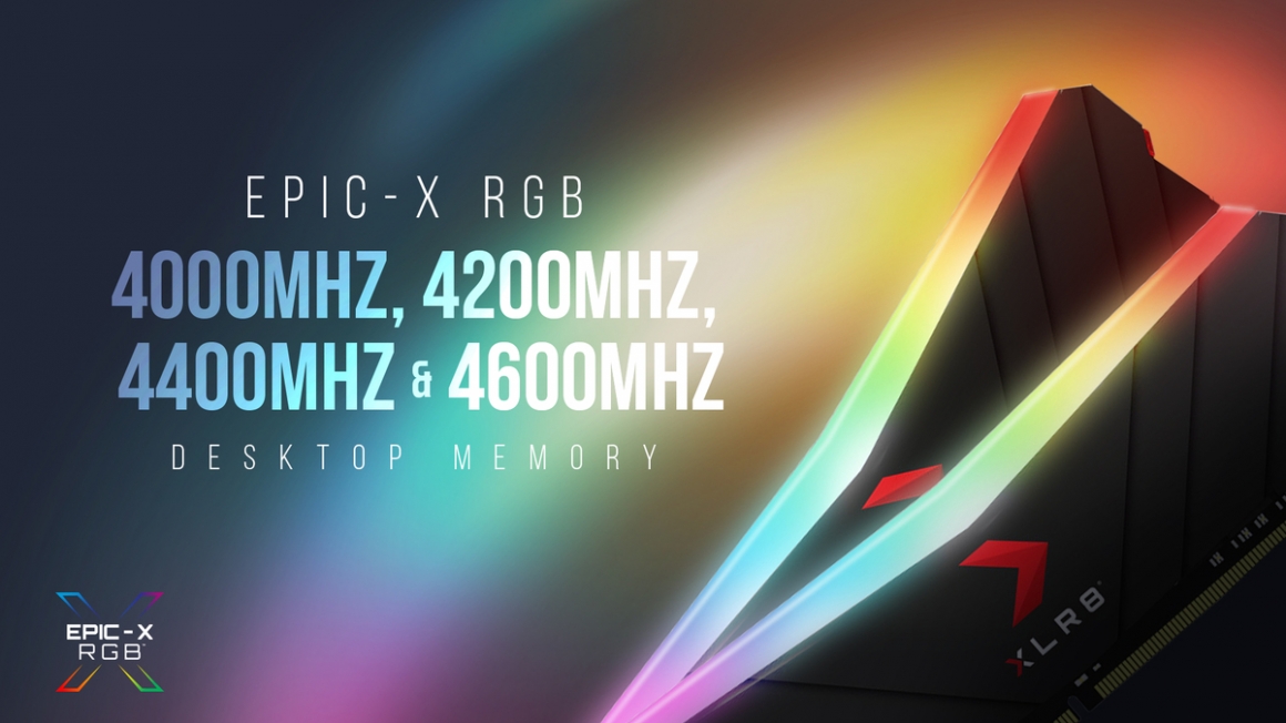 High-Speed-Memory-PR-Image-3A Image: PNY XLR8 Gaming EPIC-X RGB DDR4 4,200MHz-4,600MHz Desktop Memory
