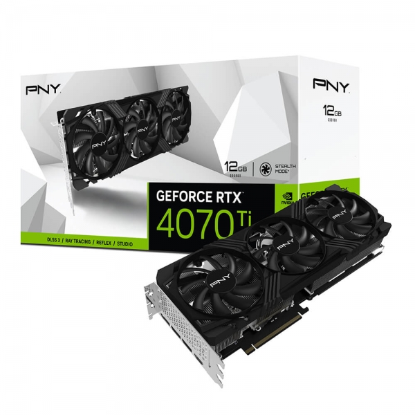 PNY GeForce RTX 4070 Ti 12GB VERTO LED トリプルファン-PNY Japan
