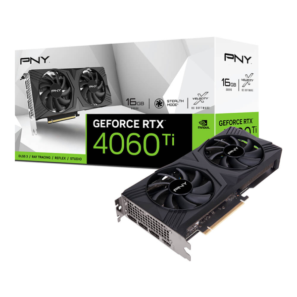 PNY GeForce RTX 4060 Ti 16GB VERTO ダブルファン-PNY Japan
