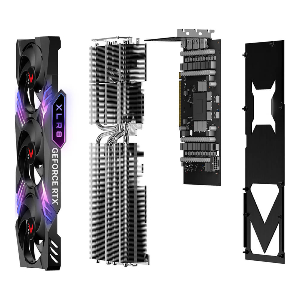 PNY GeForce RTX™ 4080 SUPER 16GB OC ARGB トリプルファン VERTO-PNY