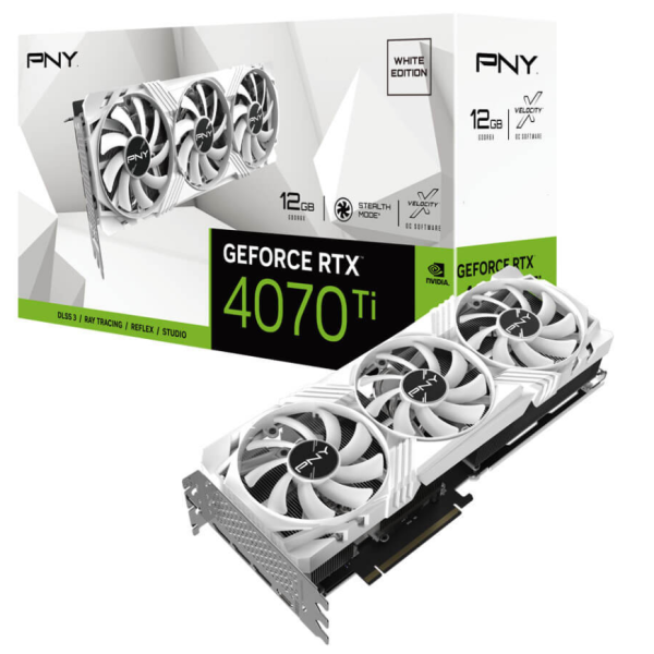 新規購入 RTX GeForce PNY 4070 トリプルファン LED VERTO 16GB Super Ti グラフィックボード・グラボ・ビデオカード