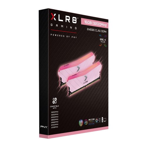 PNY XLR8 DDR4 32GB 3200MHz メモリ 8GB×4 ピンク PNY XLR8 DDR4 32GB 3200MHz メモリ 8GB×4 ピンク メモリー