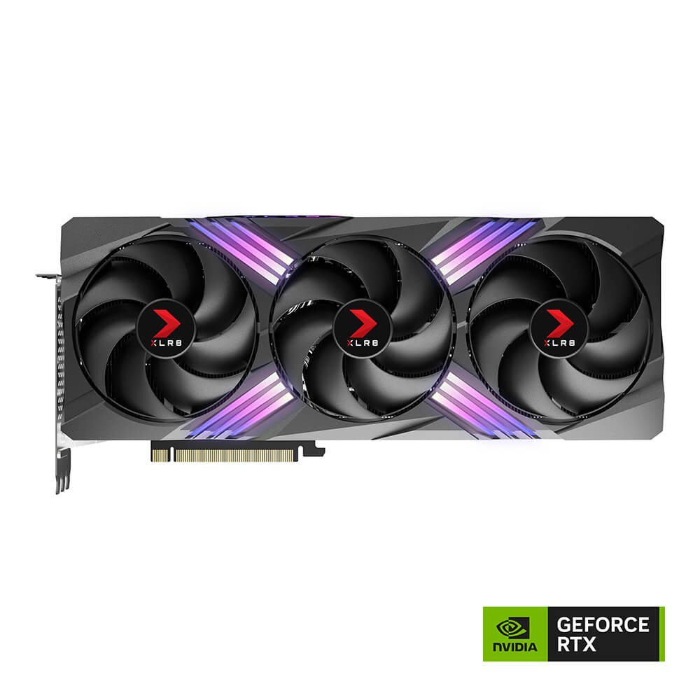 PNY GeForce RTX 4080 16GB XLR8 ゲーミング VERTO EPIC-X RGB™ オーバークロック トリプルファン