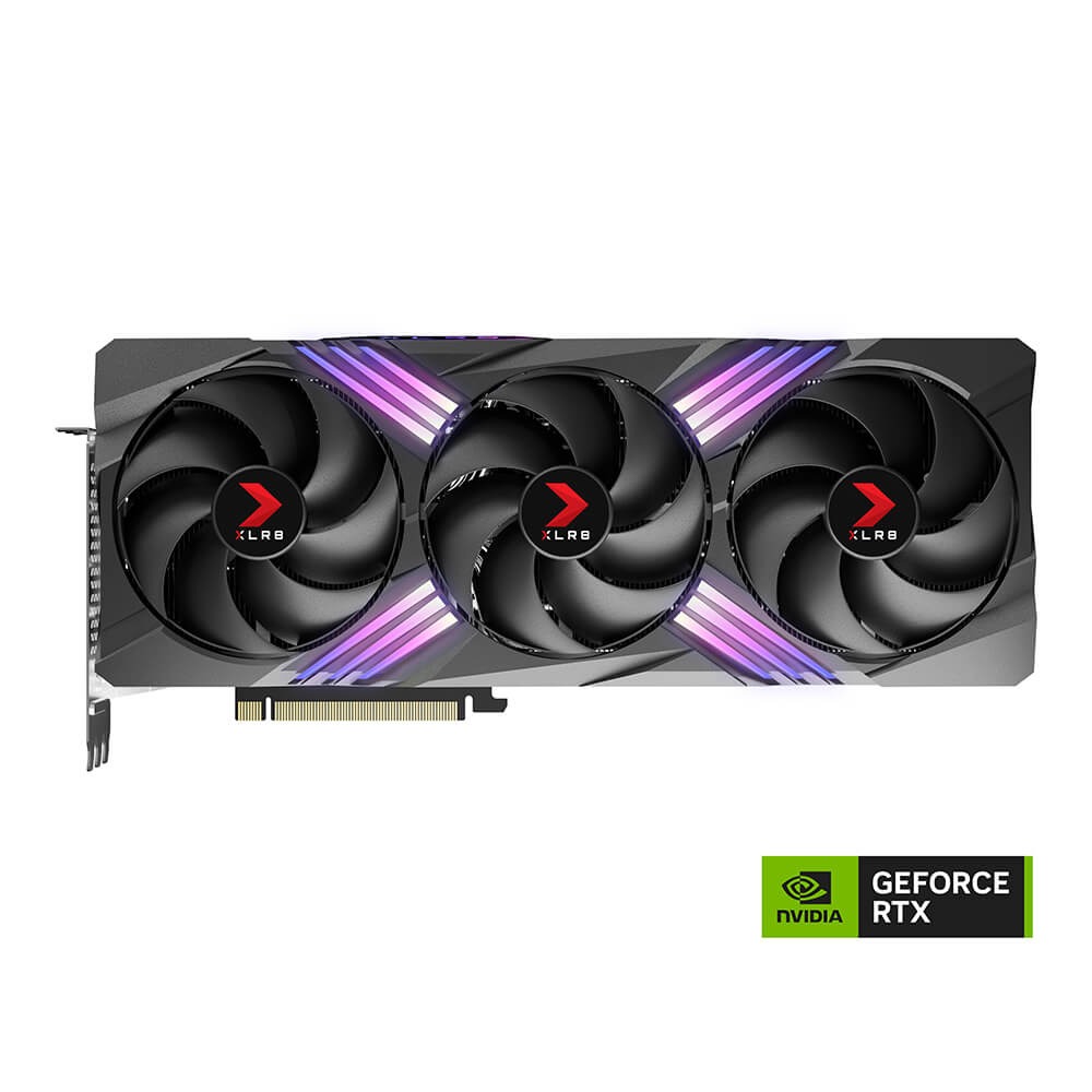 PNY GeForce RTX 4090 24GB XLR8 ゲーミング VERTO EPIC-X RGB™ オーバークロック  トリプルファン