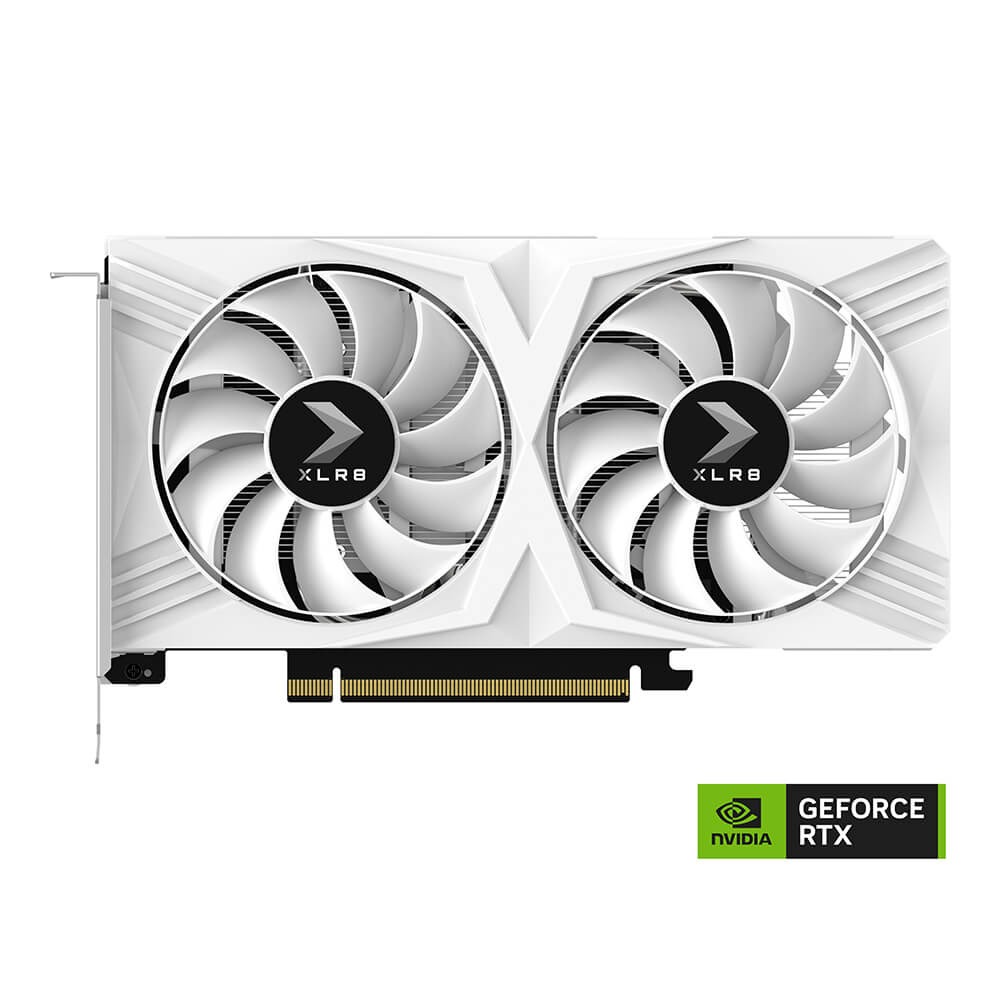 PNY GeForce RTX 4060 8GB OC XLR8 VERTO デュアルファン ホワイトエディション