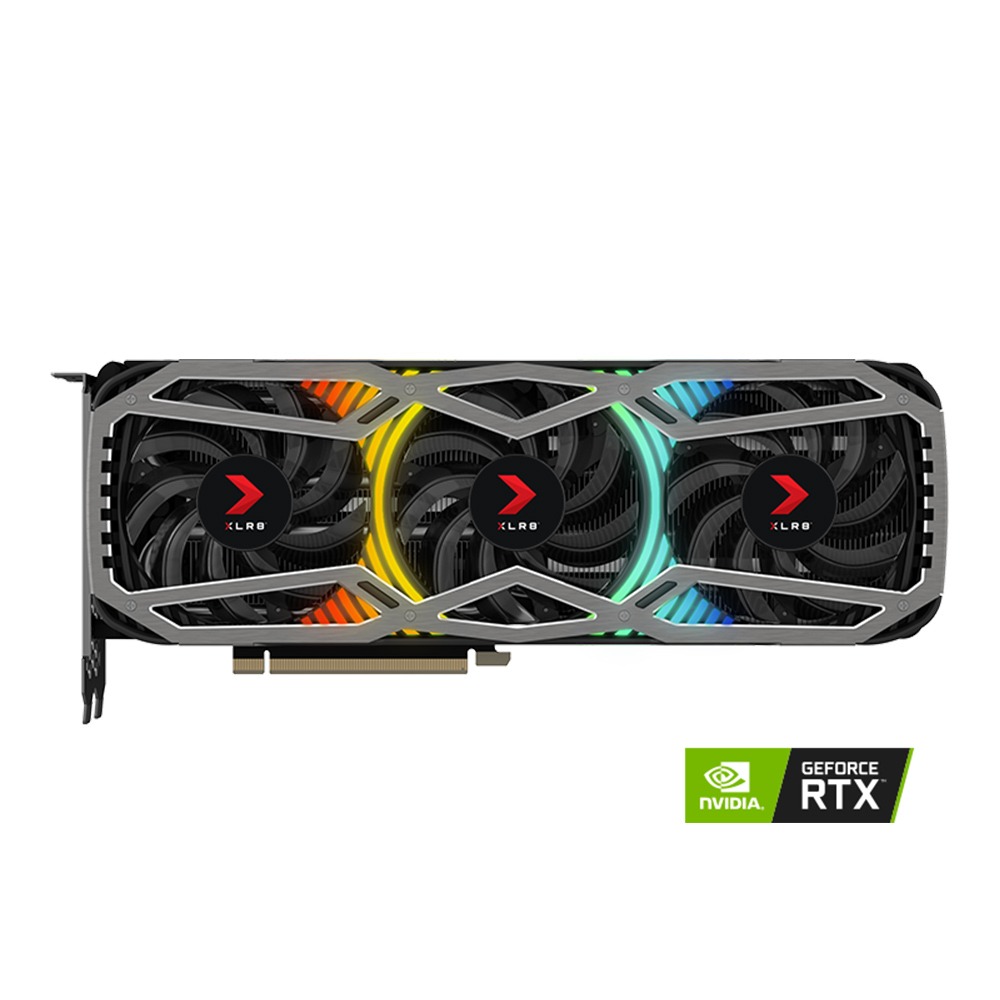 PNY GeForce RTX™ 3090 24GB  XLR8電競EPIC-X RGB™ 三風扇REVEL款